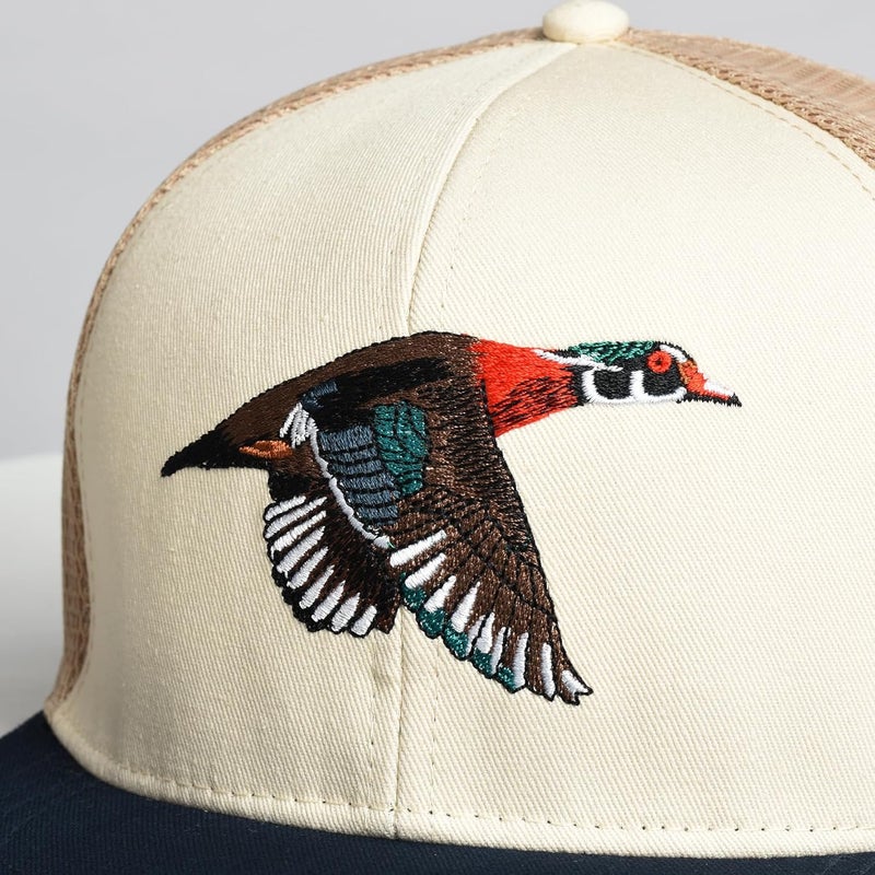EDTREK Outdoorsman Pro Trucker Breathable Mesh Performance Cap - Flat Brim Snapback Hat - Image 3